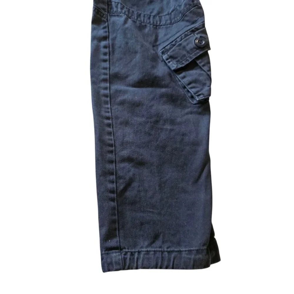 Mens Navy Blue Utility‎ Cargo Pants Tapered Leg Outdoor Gorpcore 32x30 Uniform
